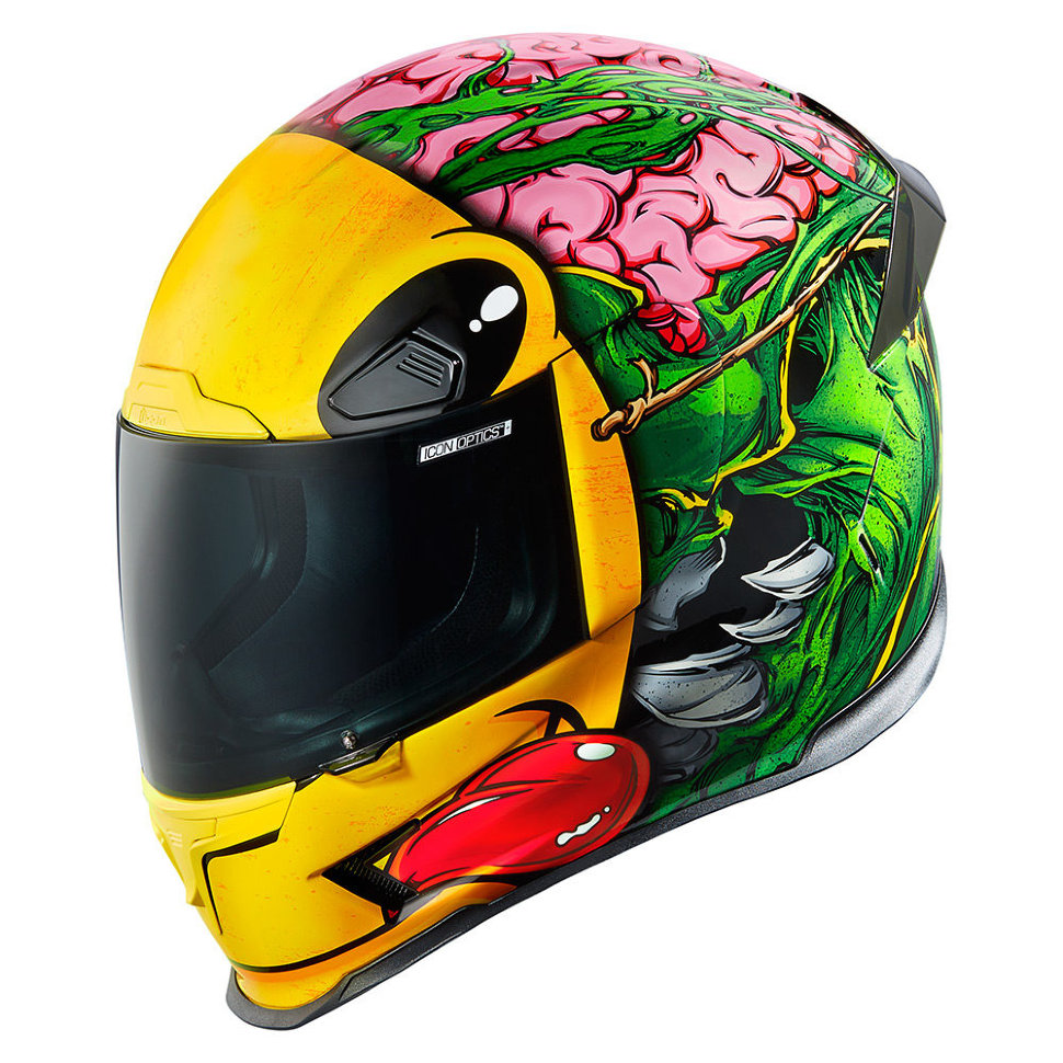 Icon Airframe Probrozak шлем - зеленый
