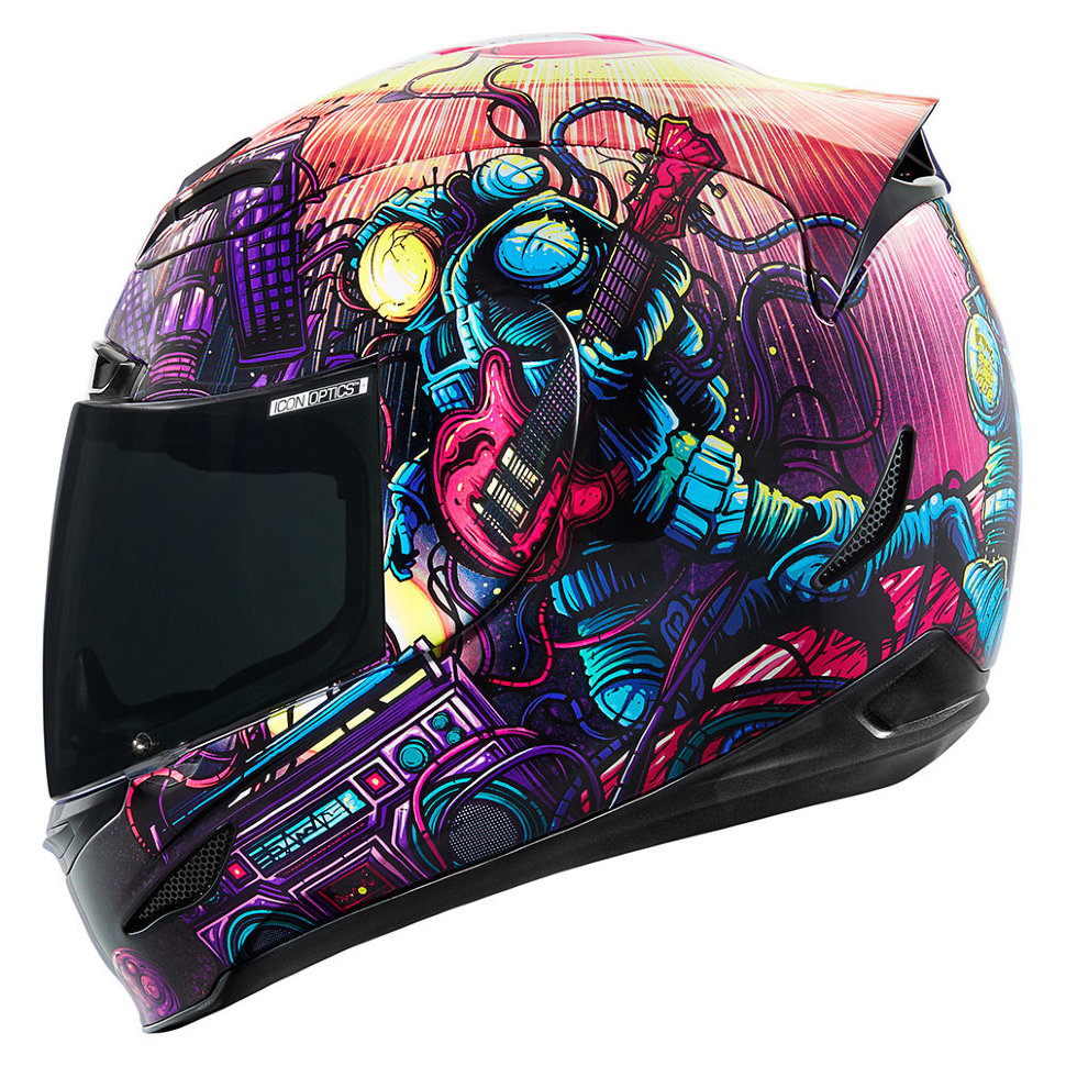 Icon Airmada Space Bass Face шлем