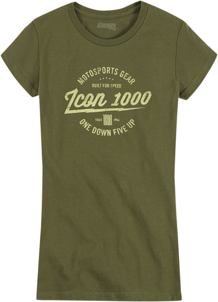 Icon 1000 Am Screamer футболка (женская) - зеленый