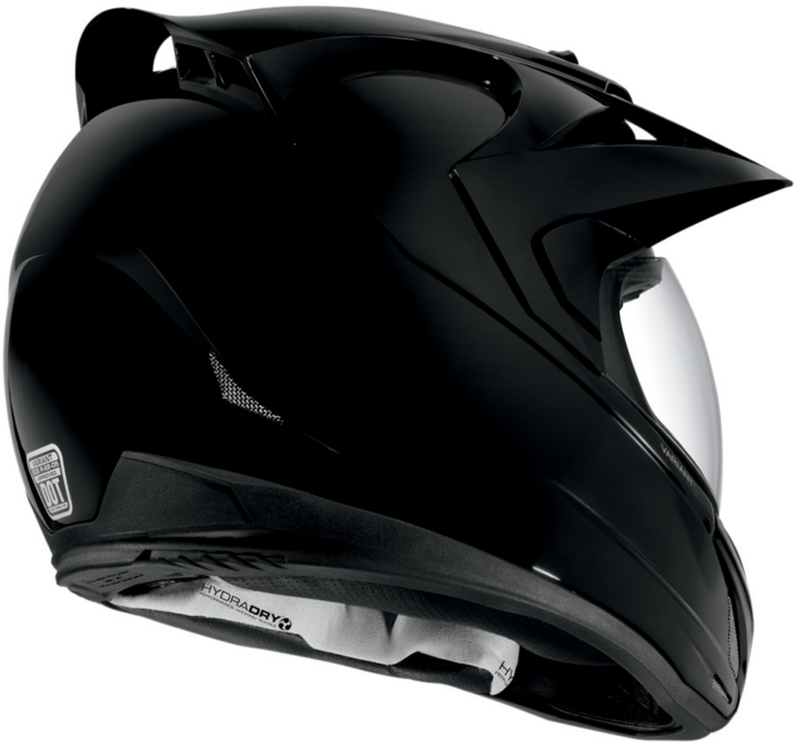 Icon Variant Solid Gloss шлем - черный