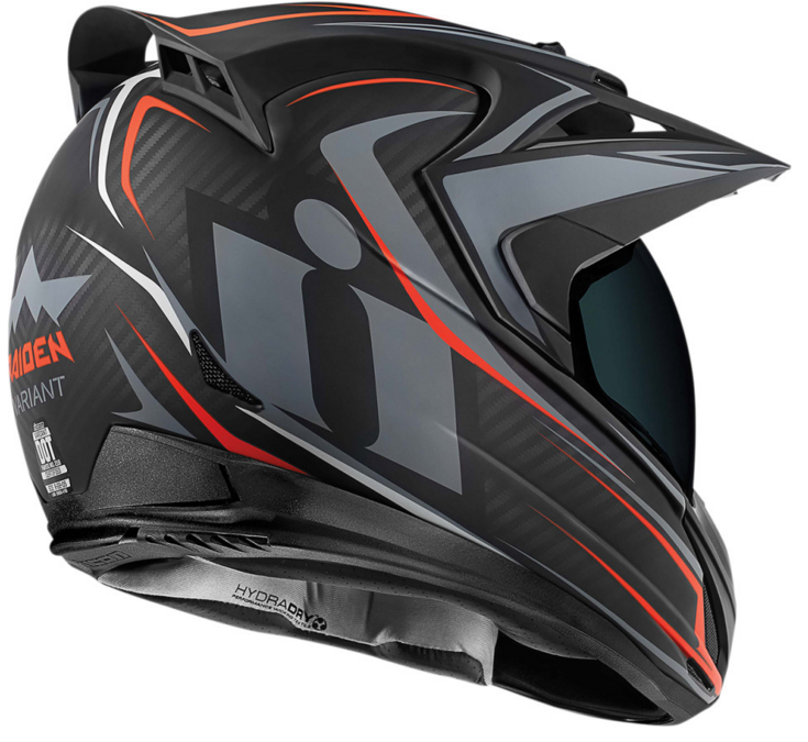 Icon Variant Raiden Carbon шлем - черный