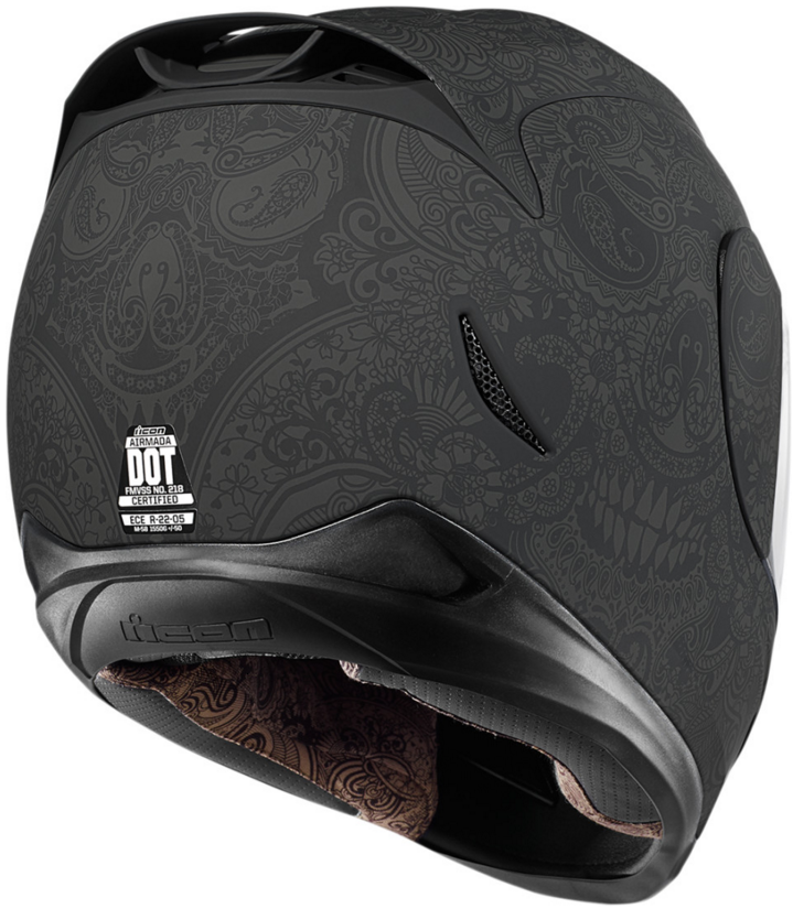 Icon Airmada Chantilly Rubatone шлем - черный