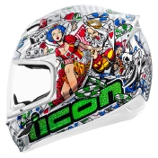 Icon Airmada Lucky Lid 2 шлем - белый