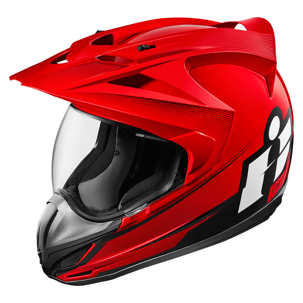 Icon Variant Double Stack шлем - красный
