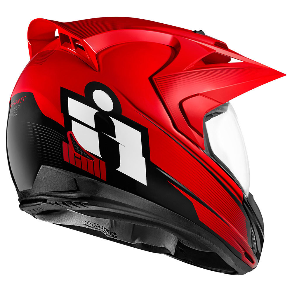 Icon Variant Double Stack шлем - красный