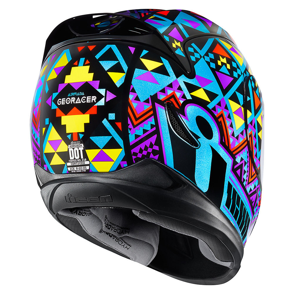Icon Airmada Georacer шлем - синий